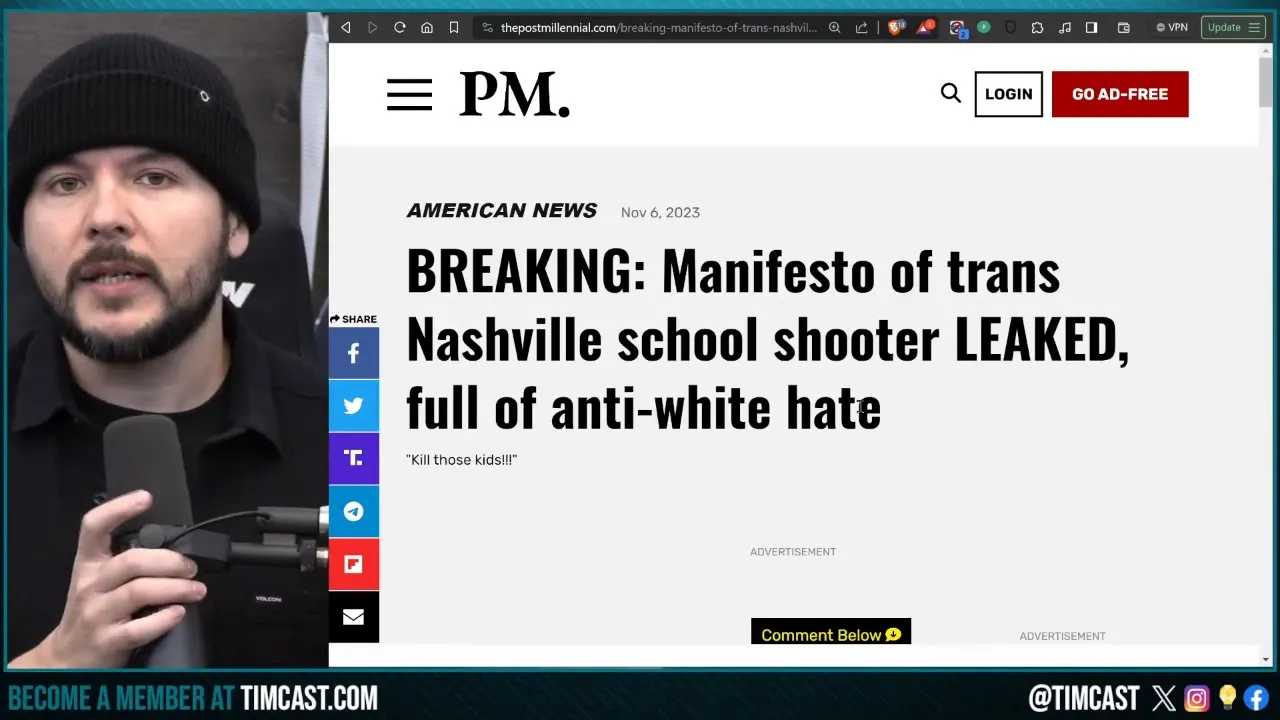 NASHVILLE TRANS MANIFESTO LEAKED, Crowder Releases Document, Police REFUSE To Confirm Authenticity
