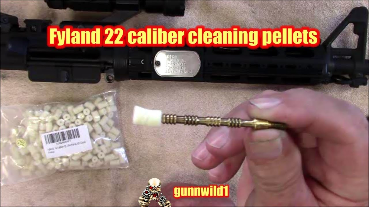 Fyland 22 cal  cleaning pellets