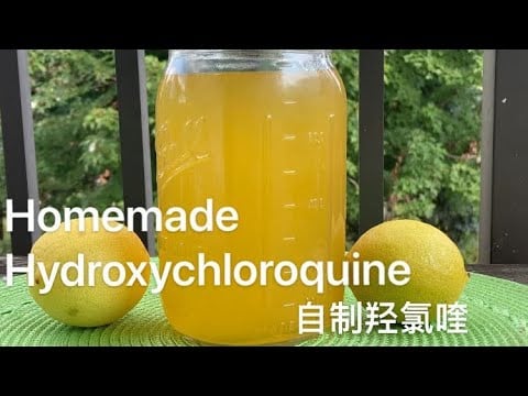 Home Recipe For Hydroxychloroquine (HCQ) , cool down the liquid with LID on
