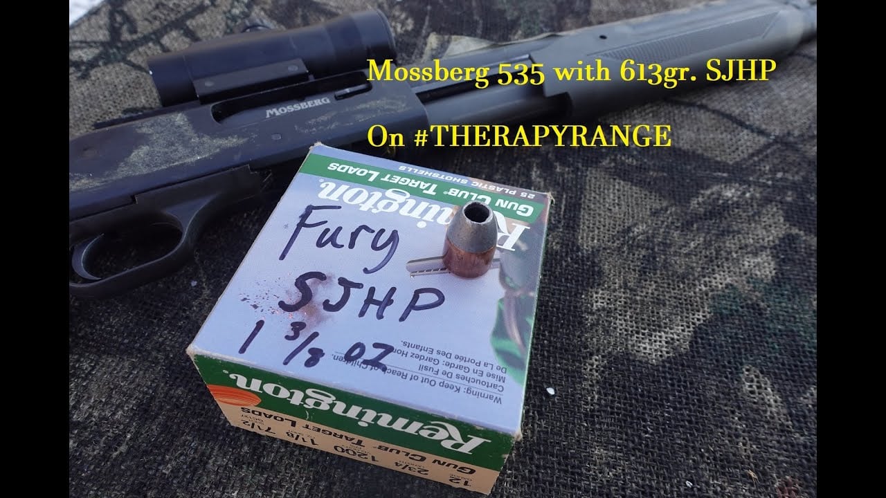 Furry Custom Bullets 613gr. SJHP 12 Gauge Slugs on #TherapyRange Vol. 53