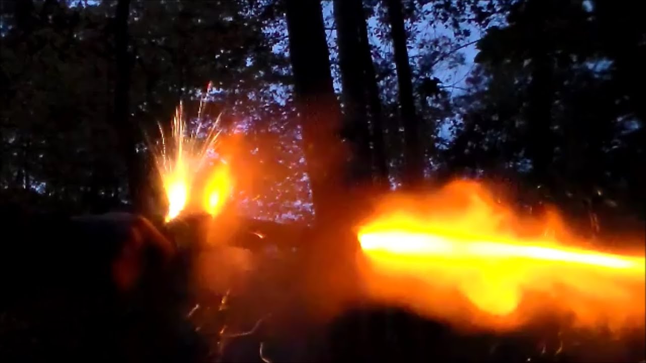 Black Powder Revolver Muzzle Flash