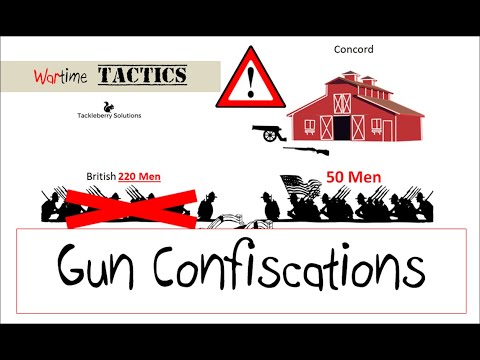 Gun Confiscations of Illegal Weapons 1775