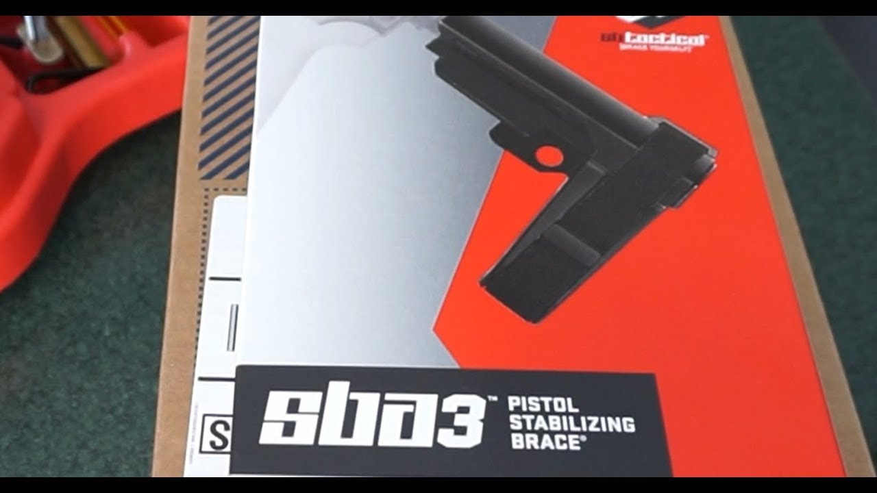SB Tactical SBA3 support brace unboxing and general overview.