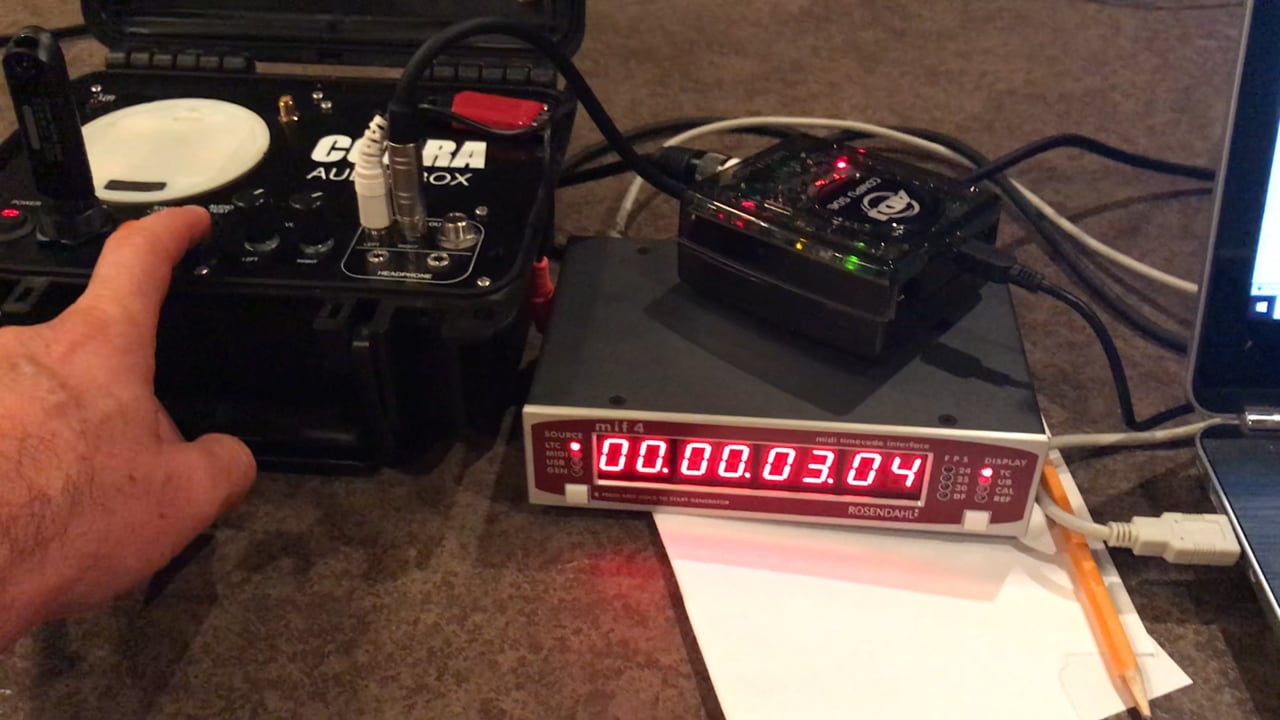 Cobra Firing Systems DMX Timecode Test