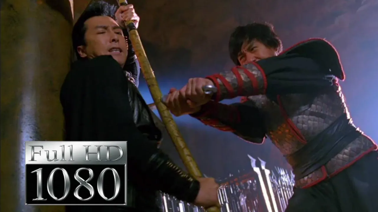 藍光/甄子丹與成龍在古城裡的打鬥片段/千機變II  Donnie Yen and Jackie Chan's fight in the ancient city/The Twins Effect II