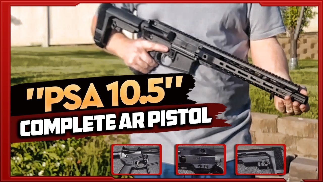 Palmetto State Armory 10.5" Complete AR15 Pistol With SBA3 Brace Review