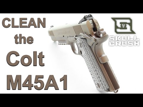 How to Field Strip and Clean the 1911 (FOR BEGINNERS) Colt M45A1
