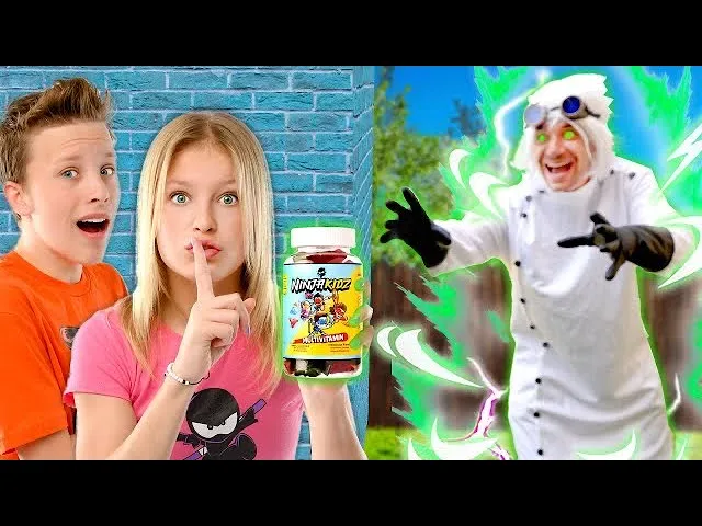 Ninja Kidz VS Dr Disaster! Battle For the Super Gummies!