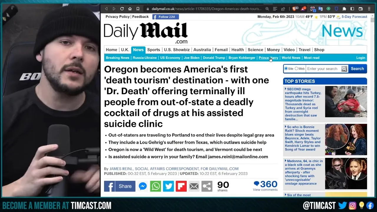 DEATH TOURISM Is Now A Thing In The US, Canada ALREADY Will END People JUST For Being Mentally Ill