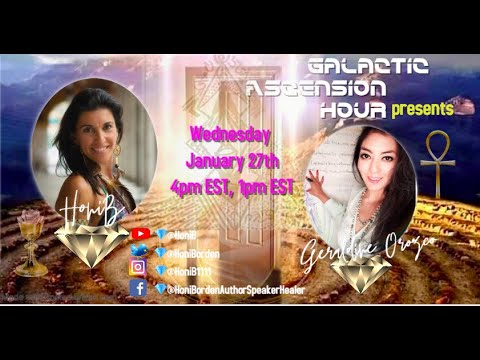 #Galactic #Ascension "Galactic Ascension Hour" with Geraldine Orozco 🙏🏼💝🐳✨⭐️🤩💎