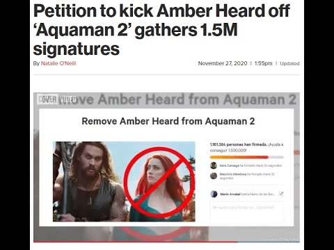 Petition to kick Amber Heard off ‘Aquaman 2’ gathers 1 5M signatures