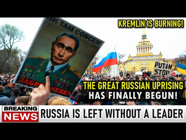 Putin is fleeing the war! Russian people raised the flag of rebellion!