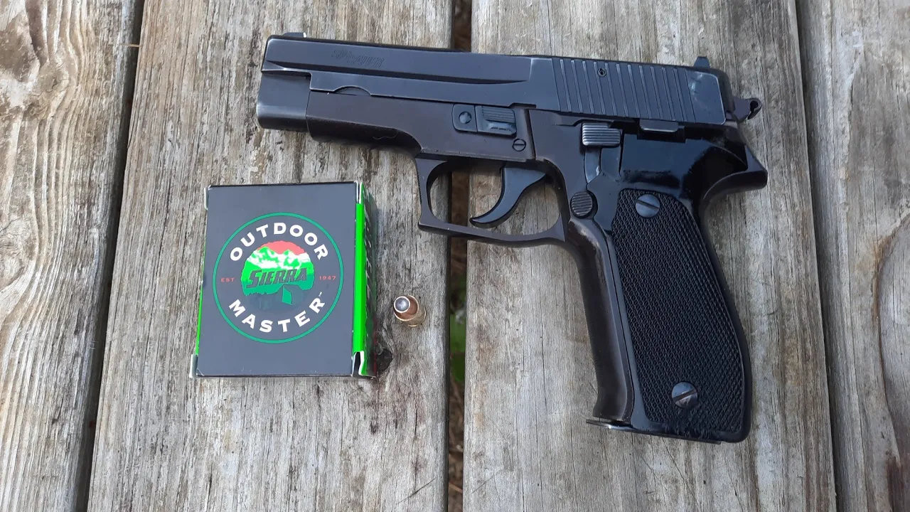 Sierra 115 GR 9mm Luger JHP Function And Accuracy Test With The Sig P226 9mm Surplus Pistol.