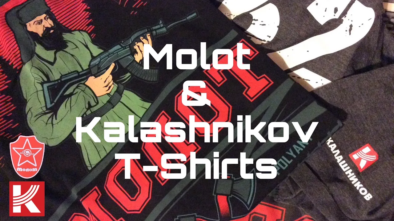 Molot Vepr & Kalashnikov Concern T-Shirts sent from Russian friend 🇷🇺