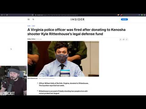 Cop Gets FIRED For Donating To The Kenosha Kid, Chauvin Conviction Just Proved BLM Right