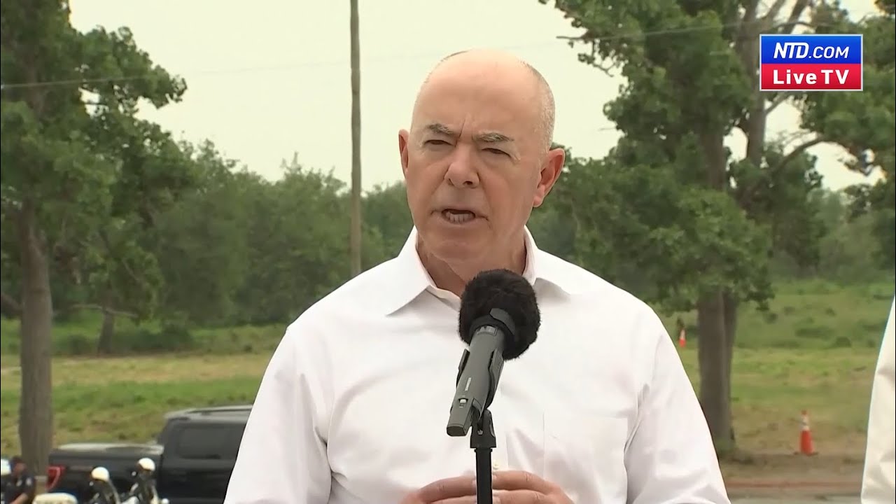 LIVE: Alejandro Mayorkas Holds Press Conference in Texas on Lifting of Border Restrictions