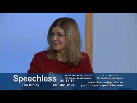 Speechless - Oct. 17, 2018 MN Supreme Court Candidate  Michelle MacDonald