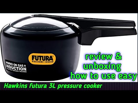Hawkins Futura Hard Anodised Induction Compatible Pressure Cooker, 3 Litre how to use silent cooker