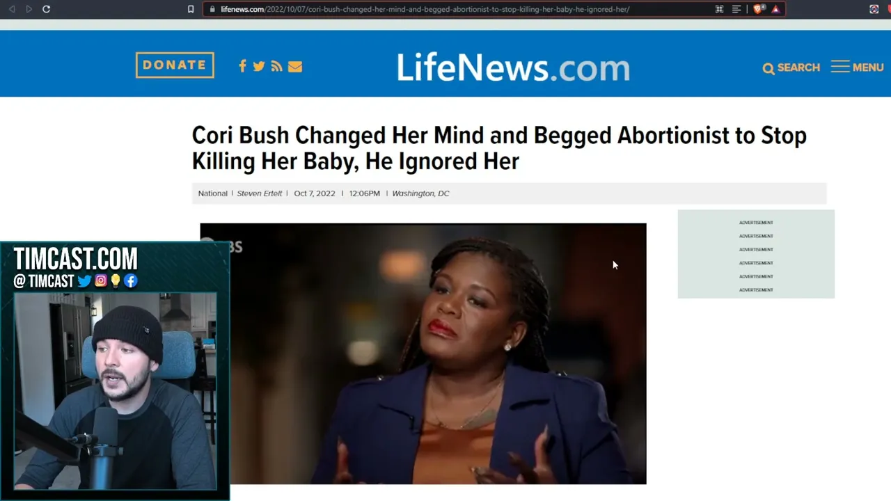 Progressive Democrat Says She Was Victim of FORCED ABORTION In Shock Interview, Cori Bush Speaks Out
