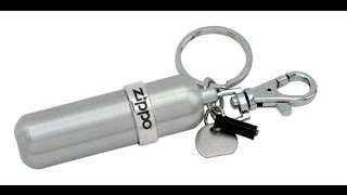 Maratac Stainless Steel Peanut Lighter & Zippo Fuel Canister