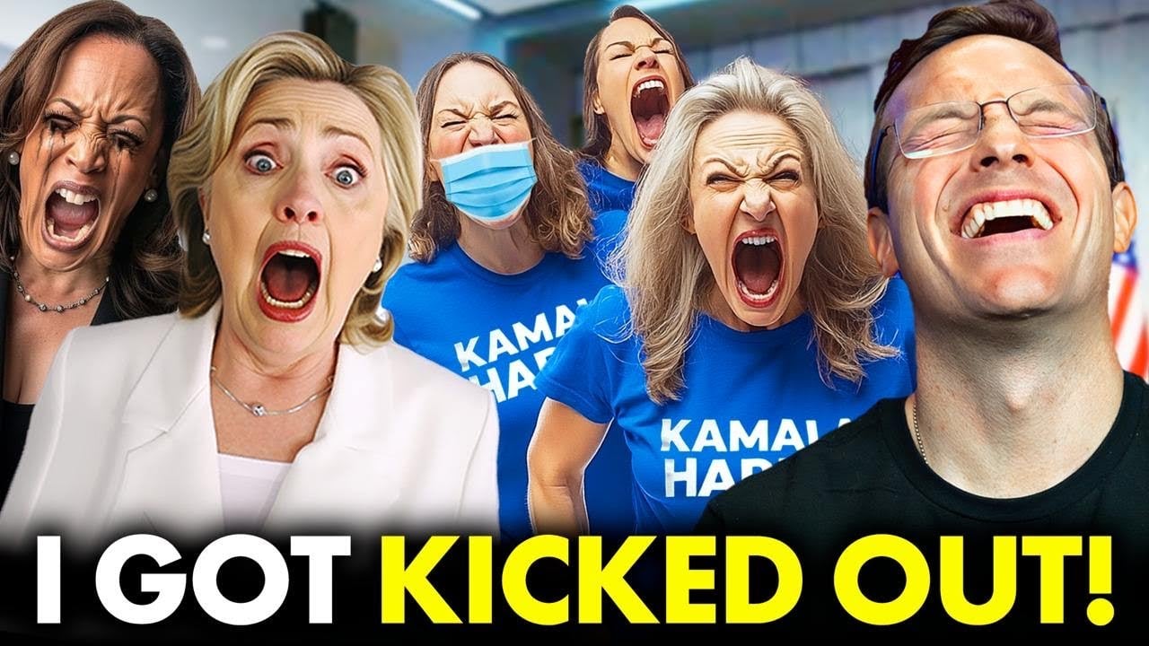 I Got Kicked OUT Of A Kamala ‘Rally!’ Campaign Called COPS On Me For EXPOSING Their EMPTY Event 🤣