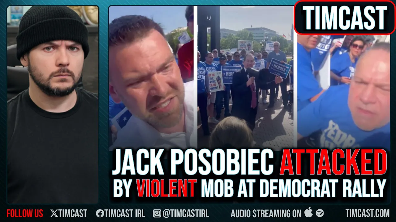 Violent Democrat MOB ATTACKS Jack Posobiec At Rally, Democrat Rep Jamie Raskin Accused Of INCITEMENT