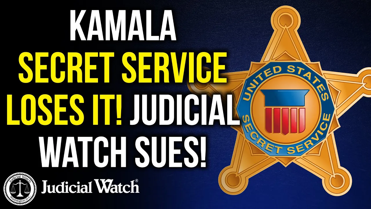 Kamala Secret Service LOSES IT! Judicial Watch Sues!