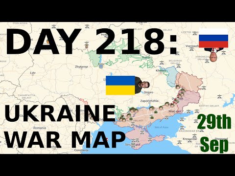 Day 218: Ukraine War Map