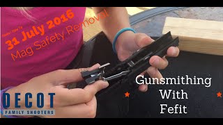 11yo Gunsmith - M&P Magazine Safety Removal