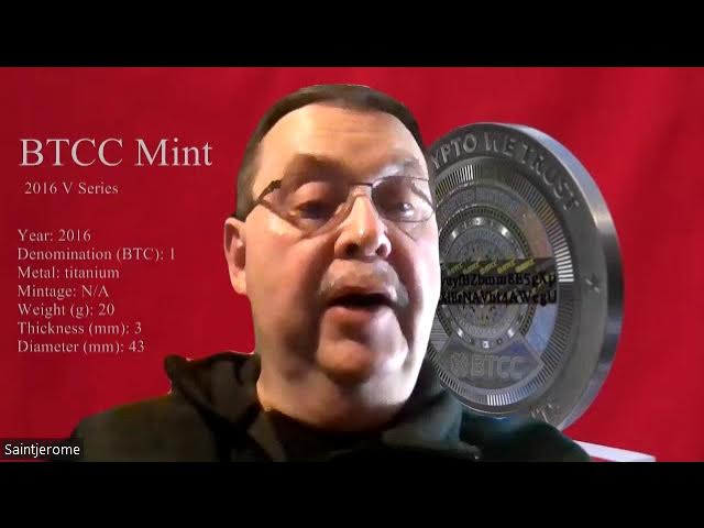 WOW! Physical Bitcoin!  BTCC coins by Bobby C Lee & NOW Ballet introduces a solid Cu BTC coin 1-6-24