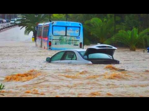 Heavy Torrential Rains and Floods Hit Fuenmayor, Spain! pulsation earth! #flood #lluvias #chuva