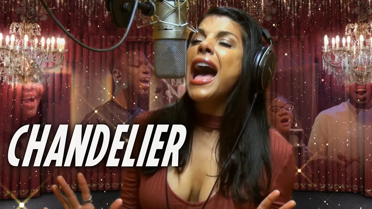 Sia - Chandelier - Cover - Sara Loera ft Epoch House Nigerian Choir - Ken Tamplin Vocal Academy