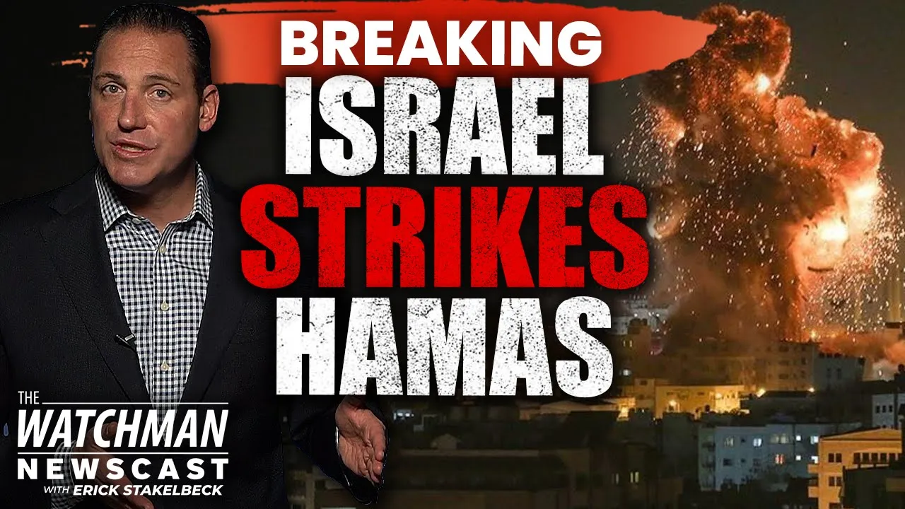 Israel Airstrikes Target Hamas After ROCKETS Fired at Israeli Cities | Watchman Newscast