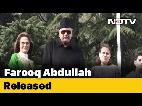 "I Am Free, Hope Everyone Else Will Be Released": Farooq Abdullah