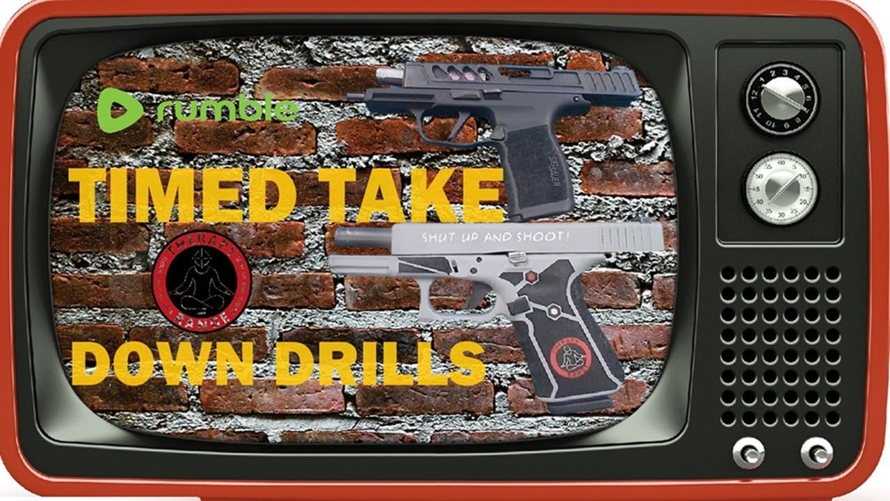 Field strip time drills  Glock vs Sig