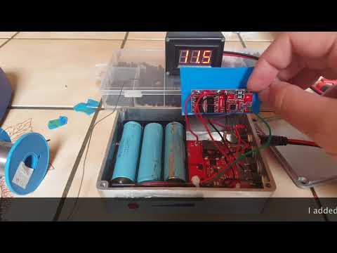 QRP 18650 Battery Pack With MPPT Solar Charger & BMS.