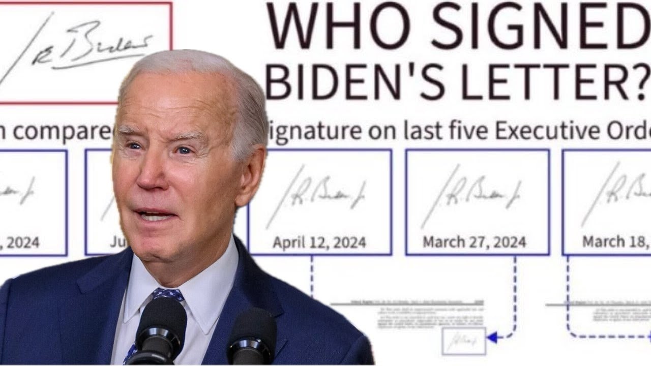 IS JOE BIDEN ALREADY DEAD?! WHO SIGNED THIS FAKE LETTER...