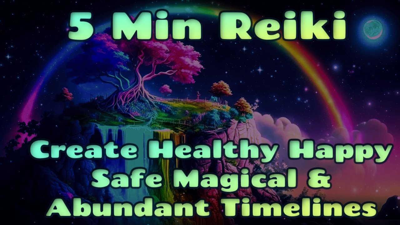 Reiki l Create Healthy Happy Safe Magical & Abundant Timelines l 5 min Sess l Healing Hands Series