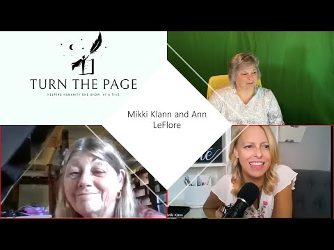 Miki Klann and Ann Leflore on  Turn the Page with Janine