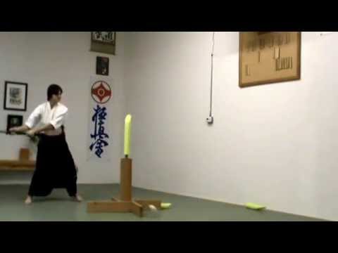 Cutting with Shinwa Odachi for first time