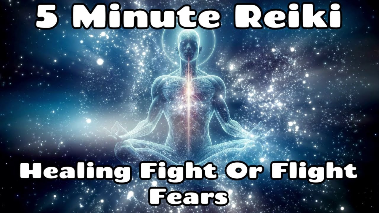 Reiki✨Healing Fight Or Flight Fears✨5 Min Session ✋💚🤚Healing Hands Series