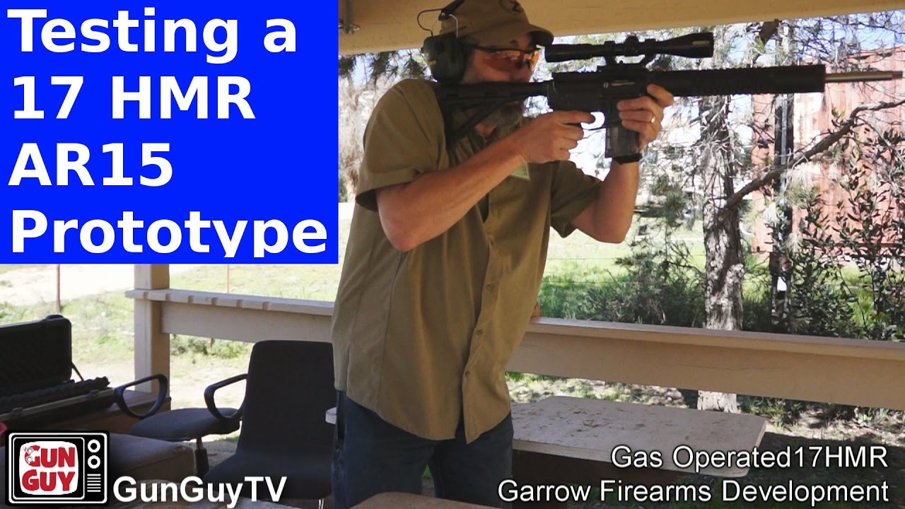 Testing a 17 HMR AR15 Prototype From Garrow Firearms Development