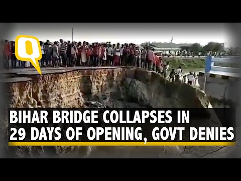 Rs 263 Crore Bihar Bridge, Built Over 8 Years, Collapses in 29 Days But Nitish Govt in Denial
