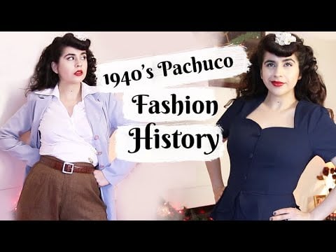 1940’s Pachuca/Zoot Suit Fashion History & Trying the Styles!