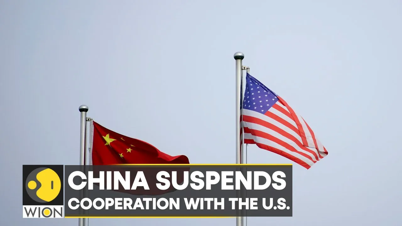 China, U.S. tensions over Taiwan escalate as China suspends cooperation with the U.S. | WION