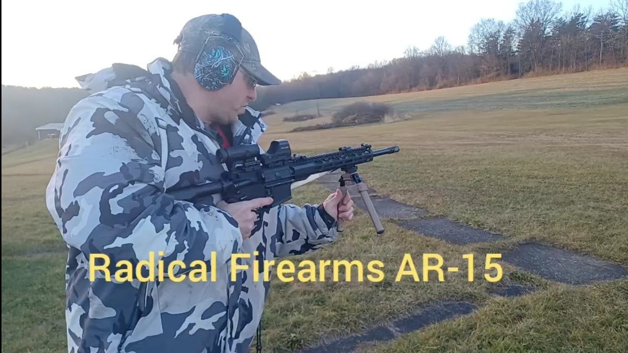 Radical Firearms AR-15... 400 and 500 yds with Red Dot