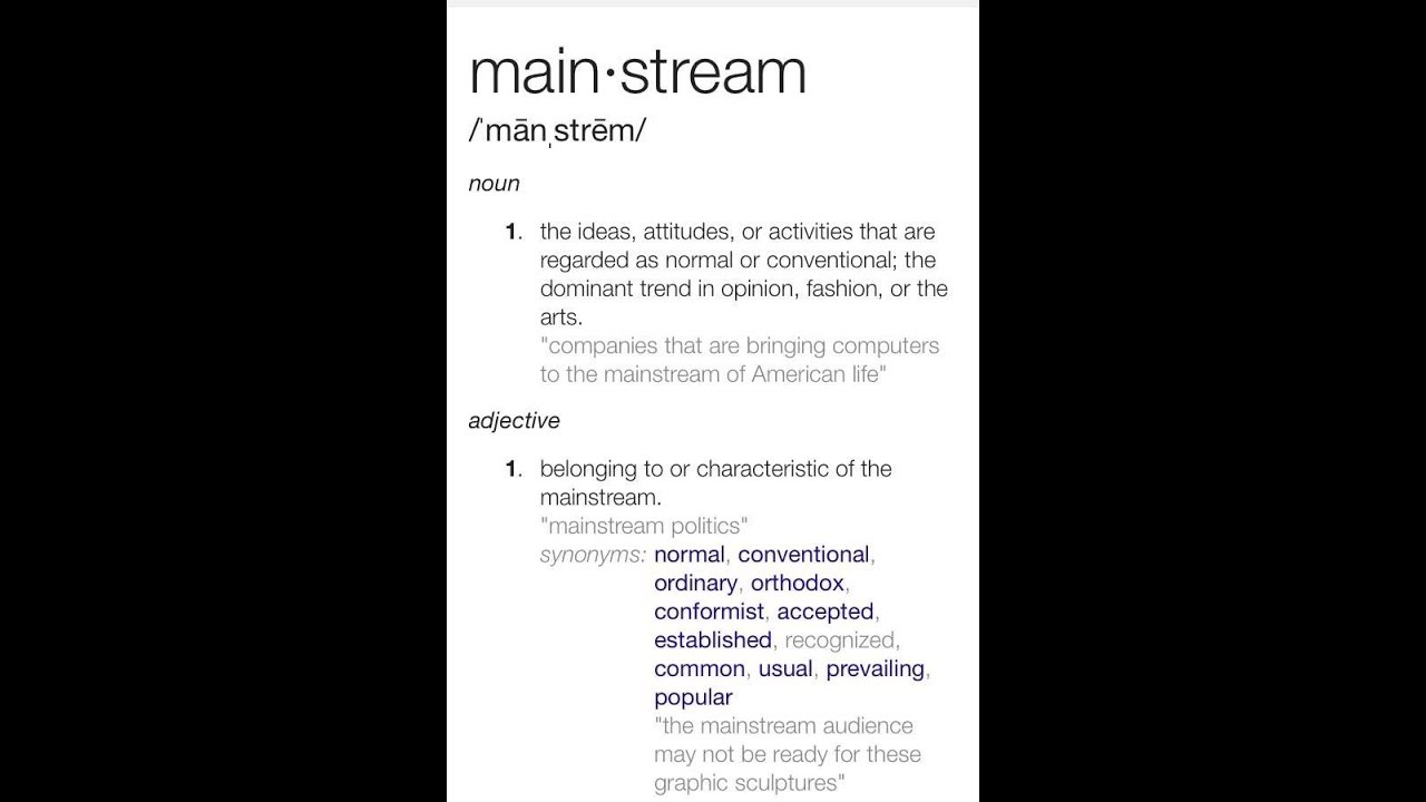 Something Strange is Happening to the MAINSTREAM MEDIA