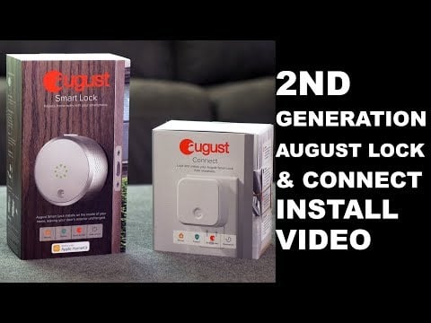 How to Install the August Door Lock 2nd Generation and August Connect Wi-Fi Bridge with iPhone