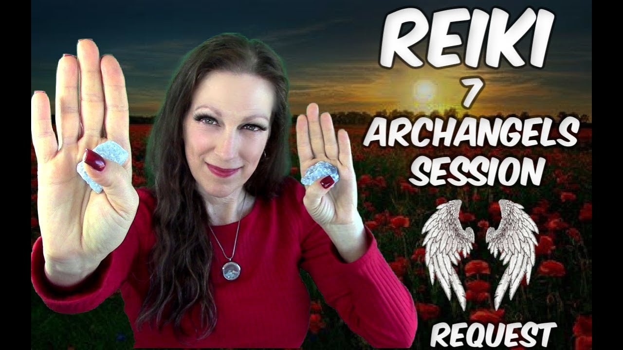 Reiki✨ Working With 7 Archangels🌟Support  Guidance  Safety & More✨Crystals & Angel Affirms✋💚🤚