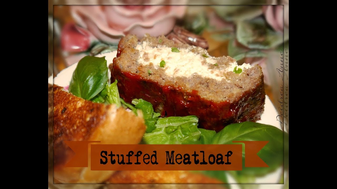 AWESOME CHEESE STUFFED MEATLOAF